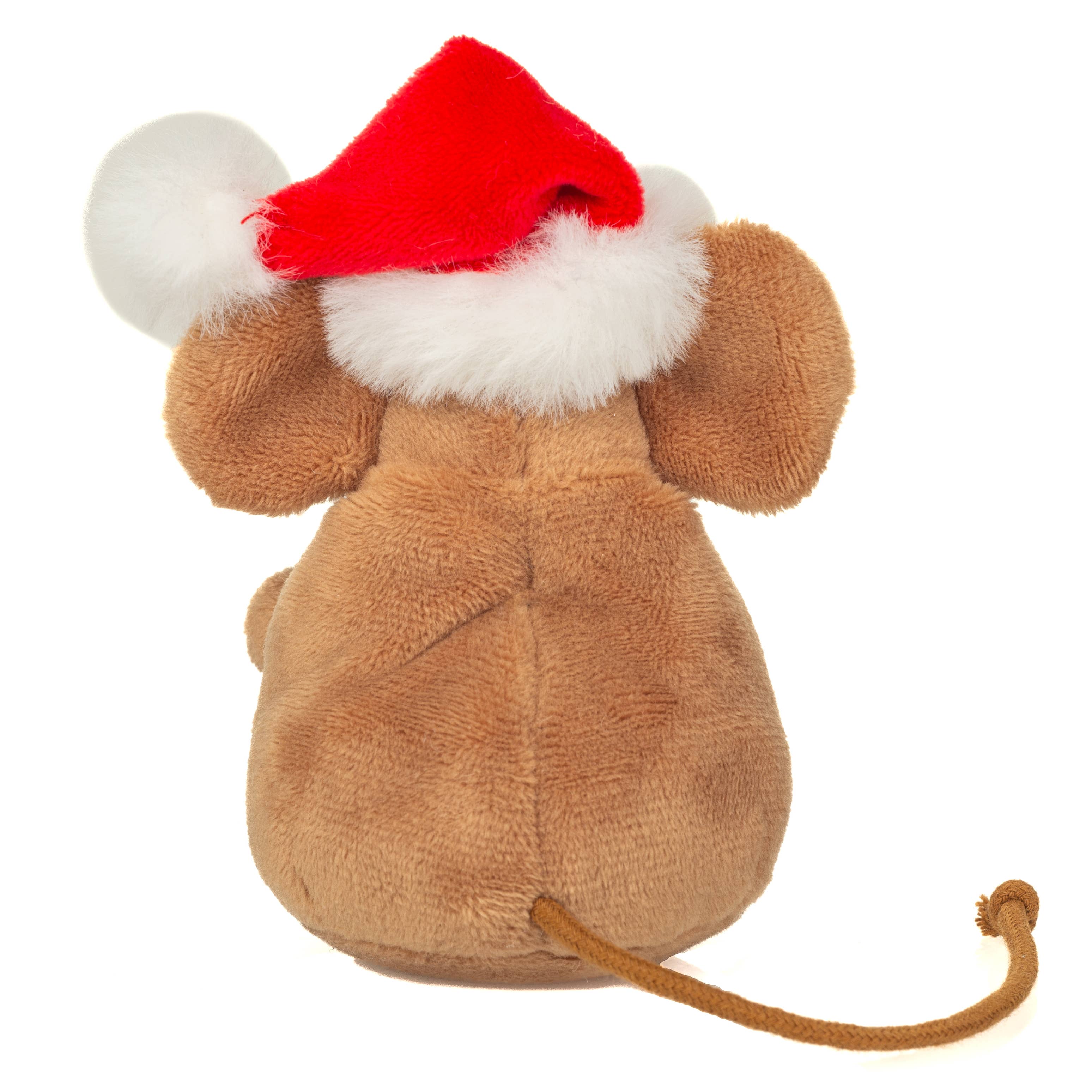 Teddy Hermann - Wholesale Stuffed/Plush Toy - Kids & Baby - Christmas Mouse with Wreath 11 cm - Plush Toy - Stuffed Animal2