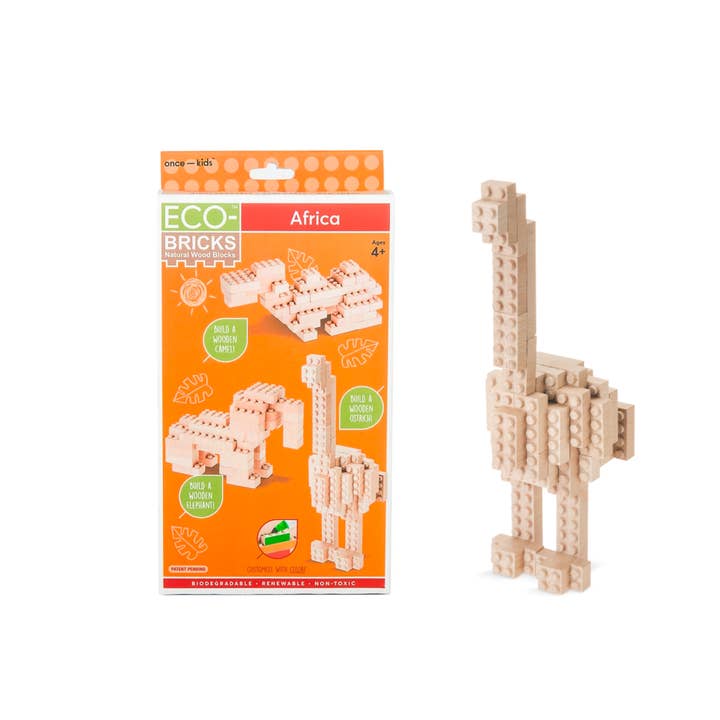 Once Kids – Großhandel Baukasten – Kinder – Öko-Ziegelsteine™ 3 in 1 Afrika