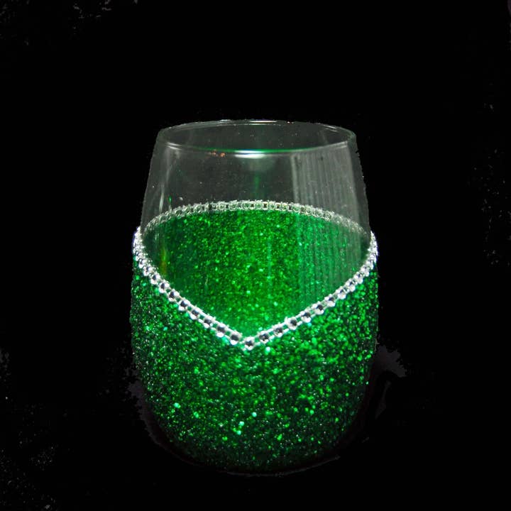 WineyBitches.Co - Wholesale Wine Glass - Classy With a Bitchy Side – Bling Glitter Glass Wine Glasses (Just Sayin’ Collection)18