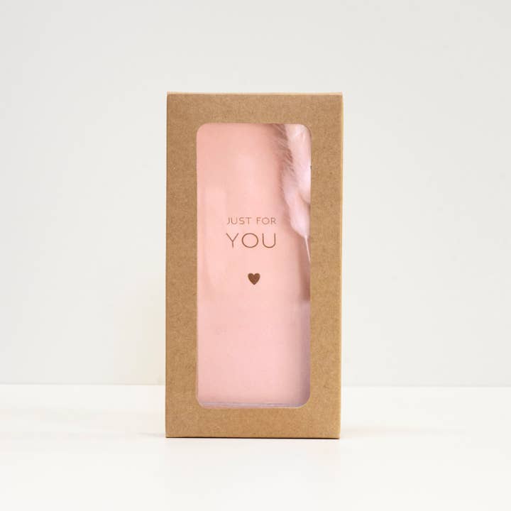 Æske med tørrede blomster 'Kun til dig' for engroshandel hos My Paperstation