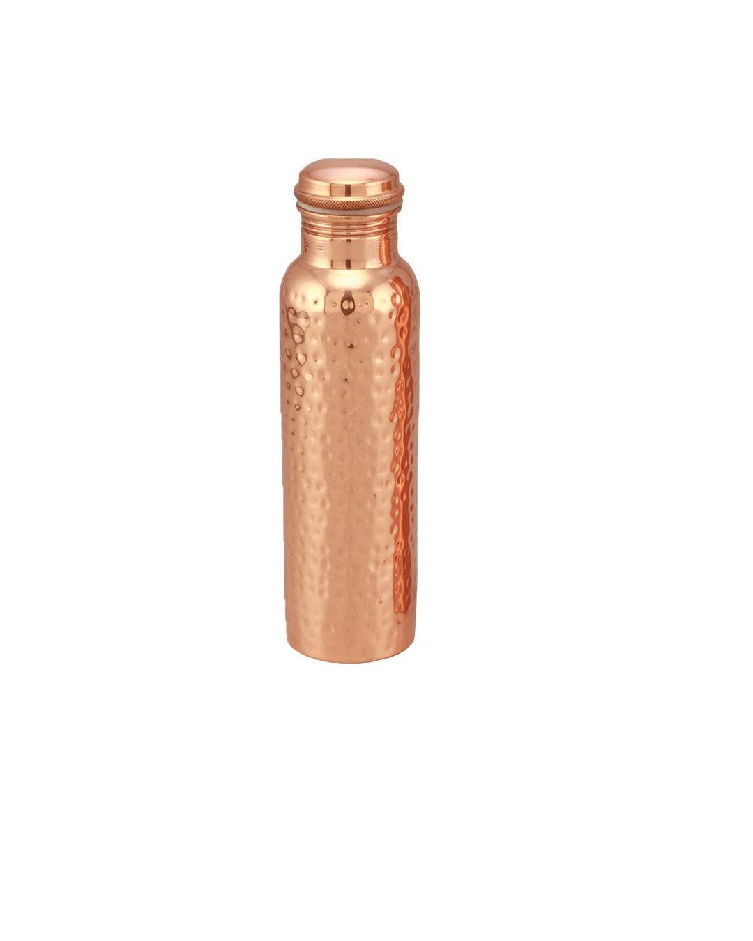 Ancientveda – wholesale Water bottle – Copper Water Bottle Hammered Texture 950 ml