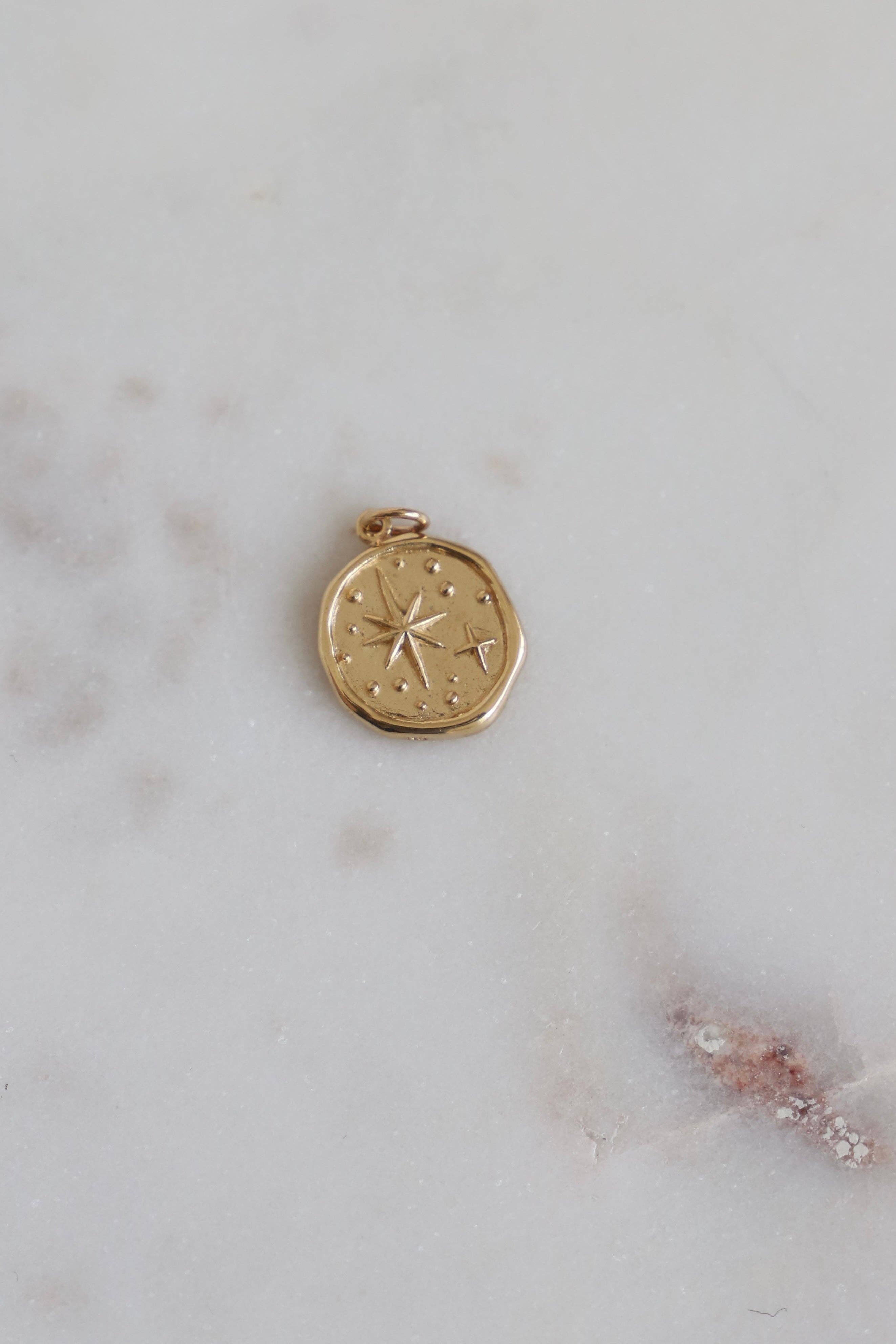 Katie Waltman Jewelry - Wholesale Individual Charm/Pendant - WAX SEAL STARGAZING CHARM1