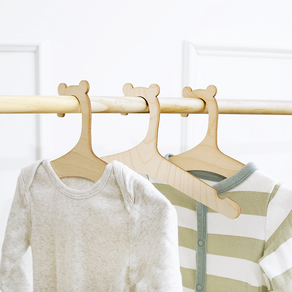 Woodpeckers Crafts - Vente Découpages - Cintres pour bébé Bear Ears1