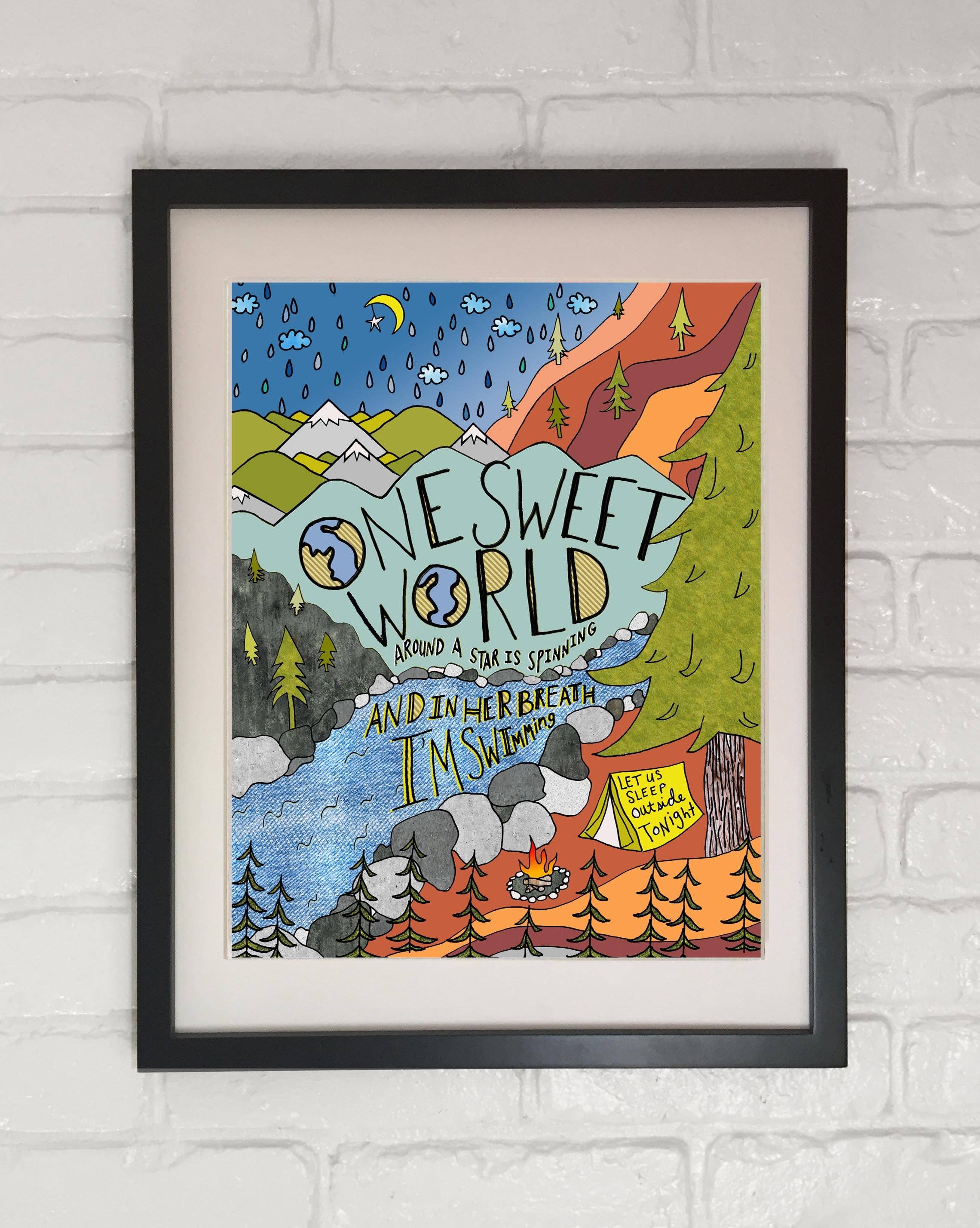 jessie husband - Wholesale Art Print - One Sweet World, Dave Matthews Band lyrics2