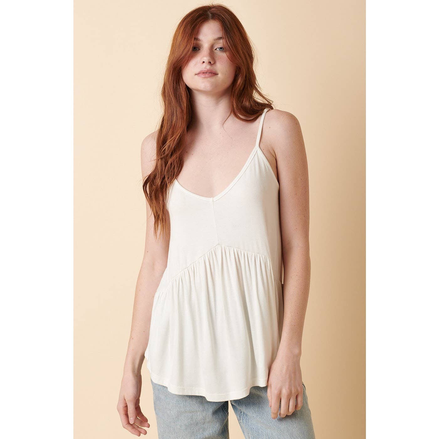 mittoshop - Wholesale Tank Top - Women's - BABYDOLL KNIT TANK TOP1