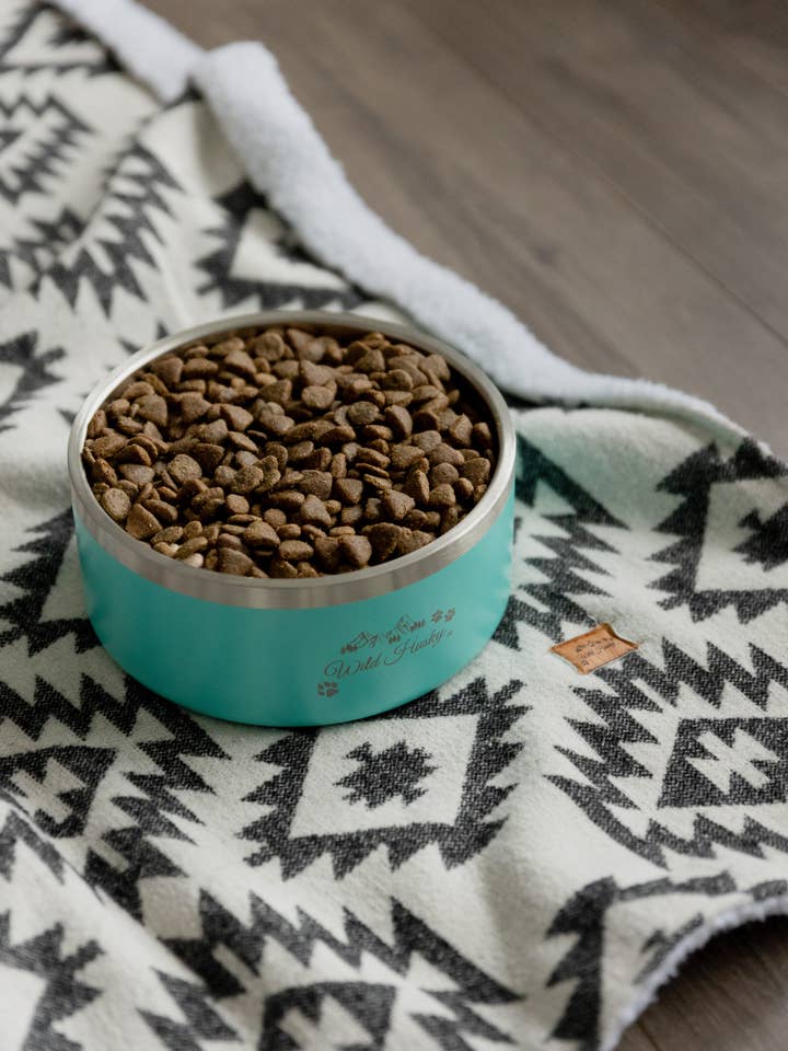 Hund Bowl - 64oz TEAL for engroshandel hos Wild Husky co