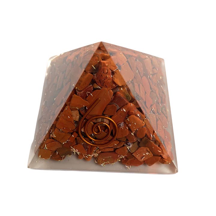 VIE - Vendita all'ingrosso Pietra/cristallo spirituale - Piramide curativa orgonica Reiki, 5,5 cm4
