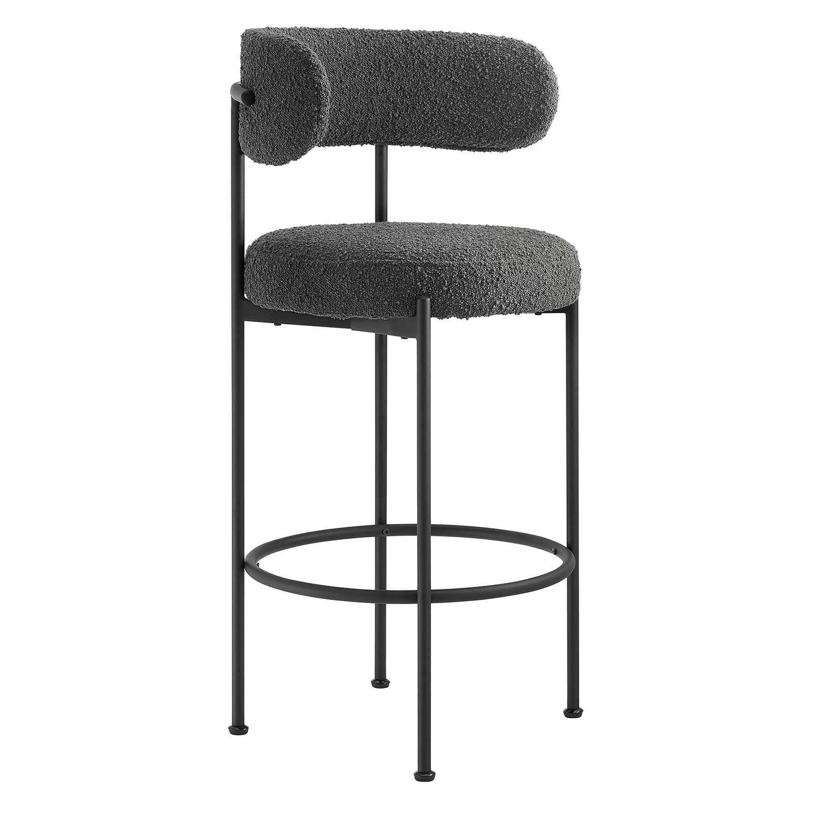 Modway - Wholesale Stool - Albie Boucle Fabric Bar Stools - Set of 26