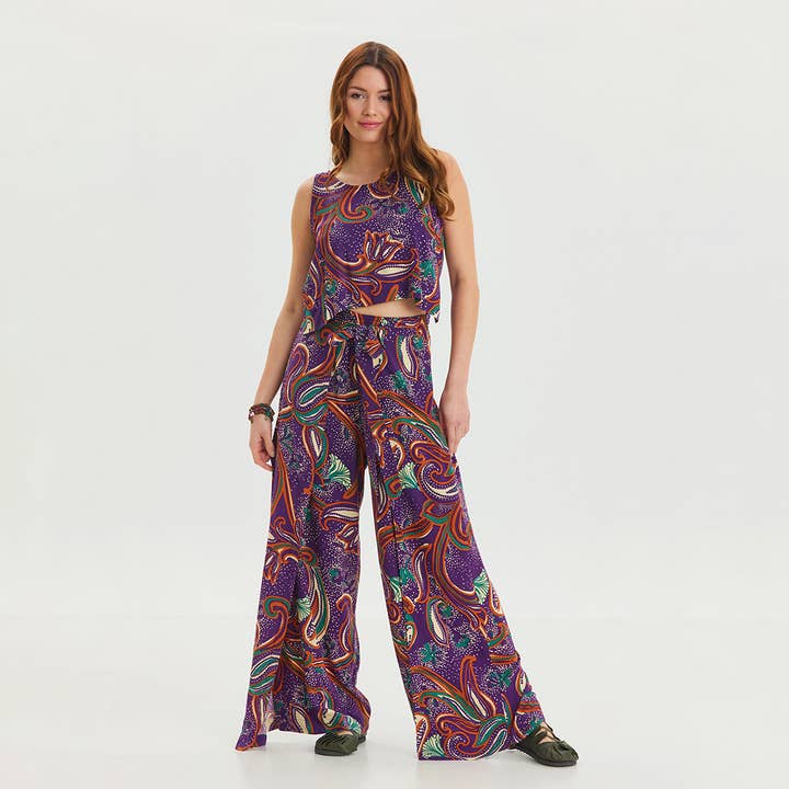 Bådudskæring Rygløs Lilla Autentisk Buksedragt for engroshandel hos Los Banditos