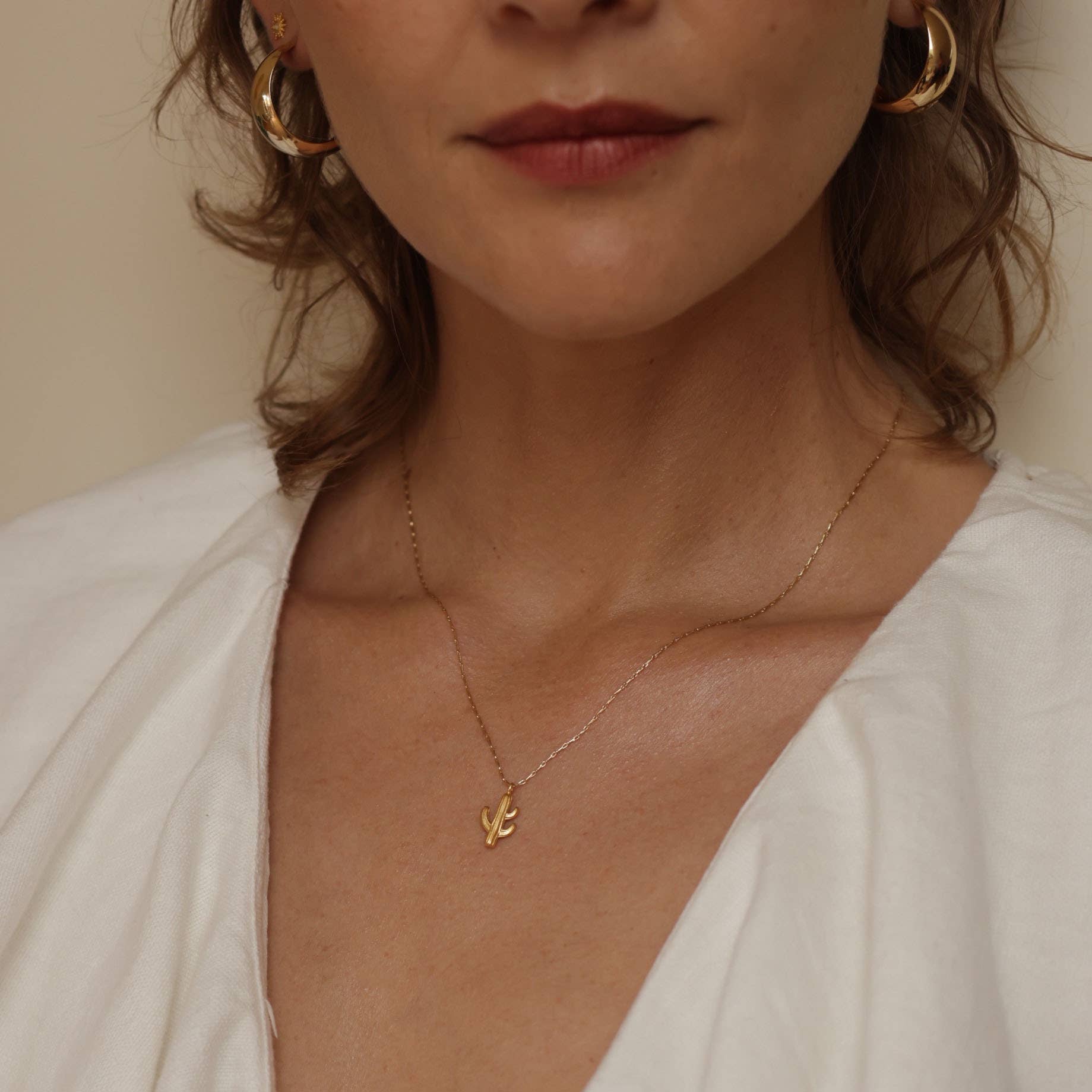 Amano Studio - Wholesale Pendant/Charm Necklace - Saguaro Cactus necklace1