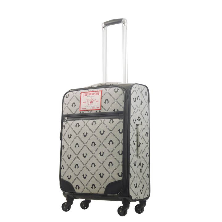 True Religion - Wholesale Luggage - True Religion Soft Sided 27" Expandable, Spinner Luggage, BLACK