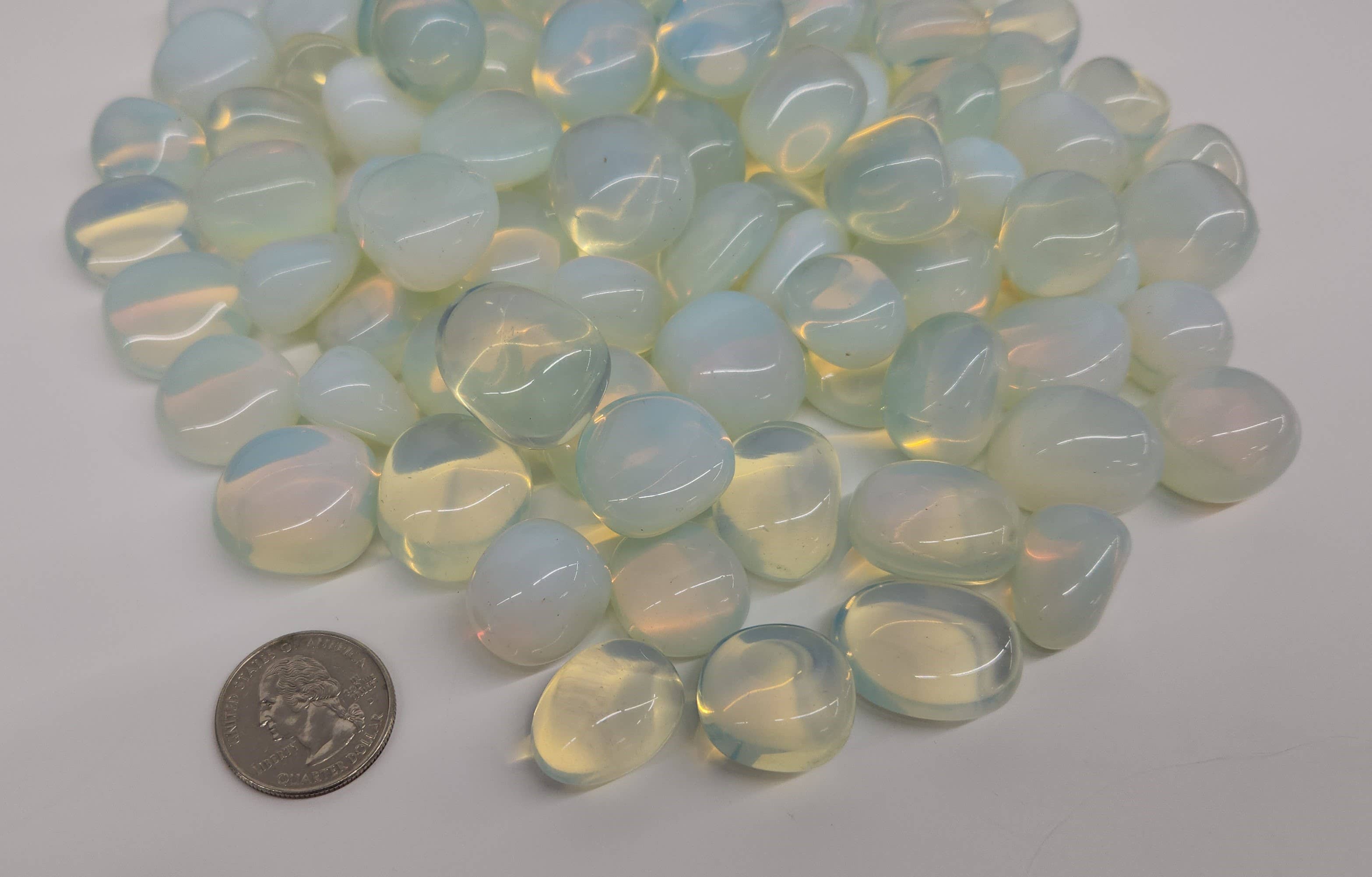 Meraki Gemstones – Engroshandel Spirituelle sten og krystaller – Opalit glatte sten 20-25 mm, 1 kg5