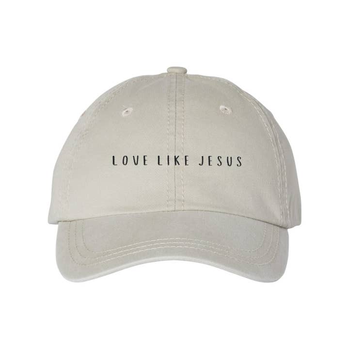 Scripted Pearl - Wholesale Baseball Cap - Women's - Love Like Jesus Embroidered Baseball Cap, Christian Ball Hat15