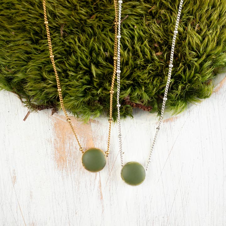 Bel Kai - Wholesale Pendant/Charm Necklace - The Color Satellite Necklace Gold or Silver *Customizable