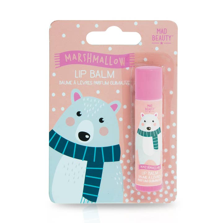 Mad Beauty I Love Christmas Lip Balm Polar Bear - 12pc for wholesale by Mad Beauty USA LLC