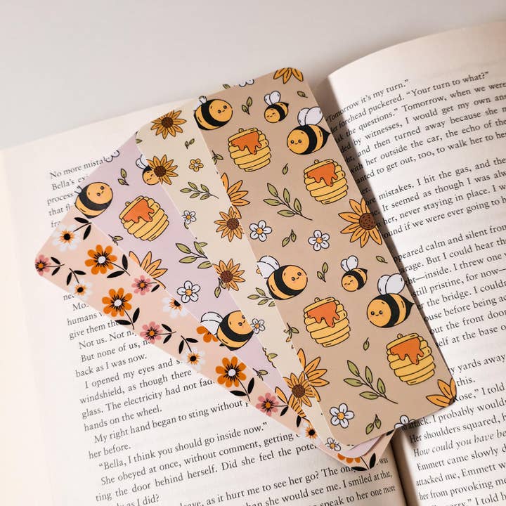 Spring Bookmark Bundle: Bees, Sunflowers, Daisies for wholesale by honeysheshome