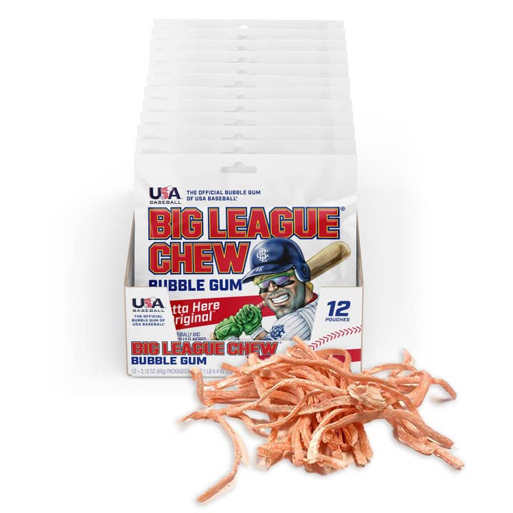 Long Island Candy Factory - Wholesale Chewing Gum - Big League Chew Bubble Gum 2.12 Oz 12 Count