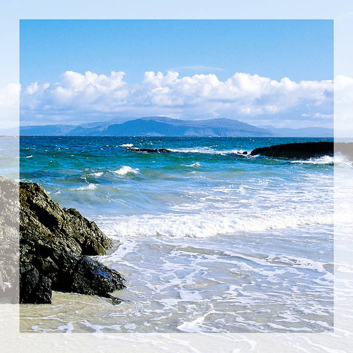 Carte de vœux Inspiration Turquoise Swell Iona pour la vente par Island Blue Publishing