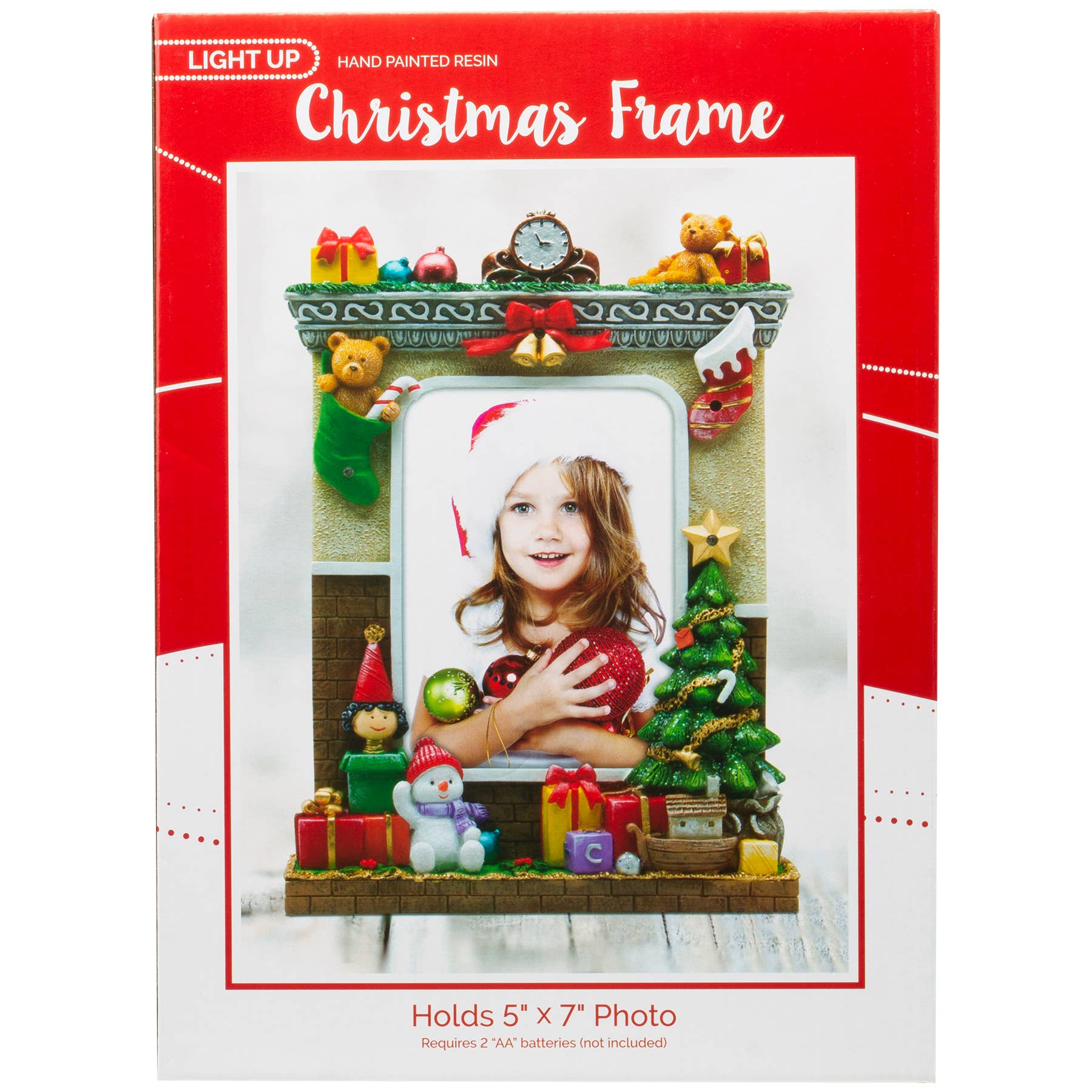 Neil Enterprises - Wholesale Picture Frame - Light Up Christmas Morning Resin Picture Frame2
