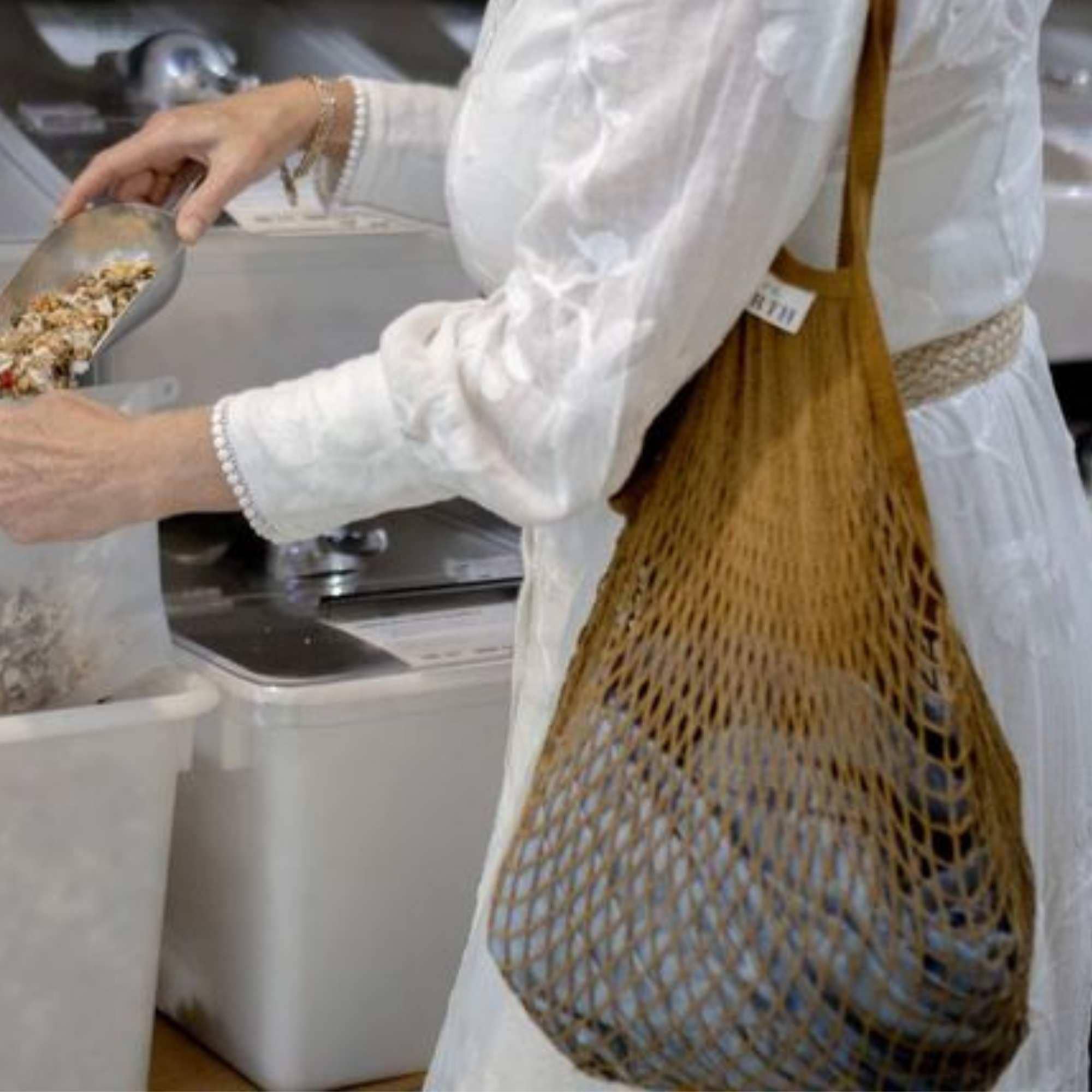 Us and The Earth - Wholesale Grocery/Shopping Bag - Reusable Cotton Shopping Net Bag24