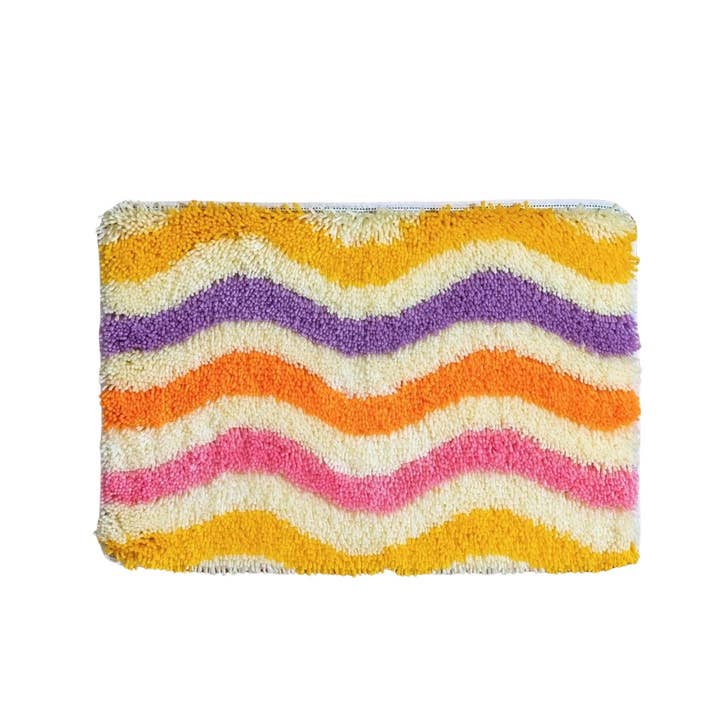 Craft Club - Wholesale DIY craft kit - WHIRL & WAVE BRIGHTS - Rug Making Kit8