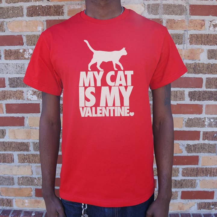 Min katt är min valentin T-shirt för män för wholesale av 6DS