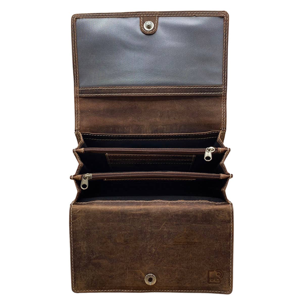 Arrigo – Großhandel Brieftasche – Damen – Damen-Geldbörse aus Büffelleder mit RFID-Schutz5