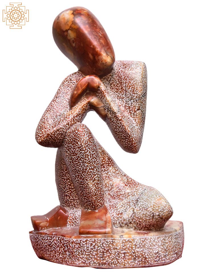 13" Abstract Thinker | Decoratief pronkstuk voor wholesale door Exotic India Art
