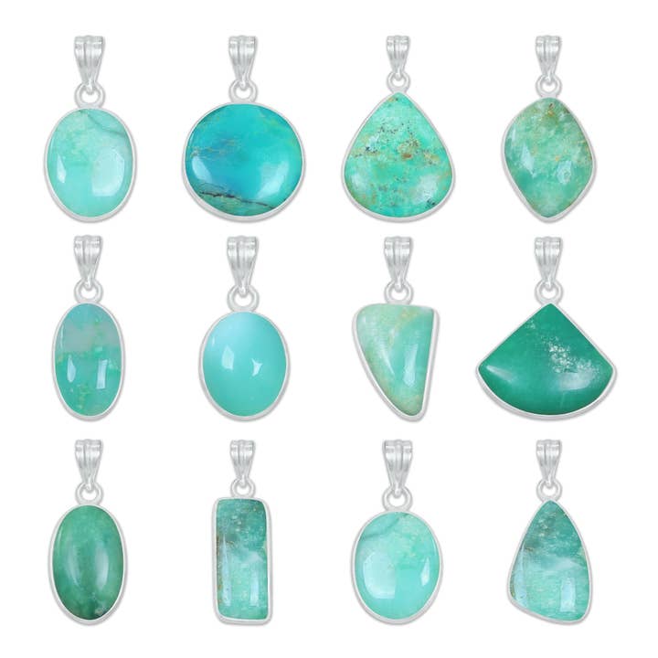 Pendentifs Minimalistes Délicats en Chrysoprase - Faits Main, Laiton Plaqué Argent, Vente en Gros et autres tendances Résultats pour eau fraîche pour particulier en vente B2B. Retours gratuits et paiement à 60 jours sur Faire sur Faire.