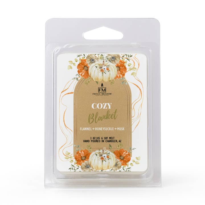 Cozy Blanket Wax Melt for wholesale by Frolic Meadow
