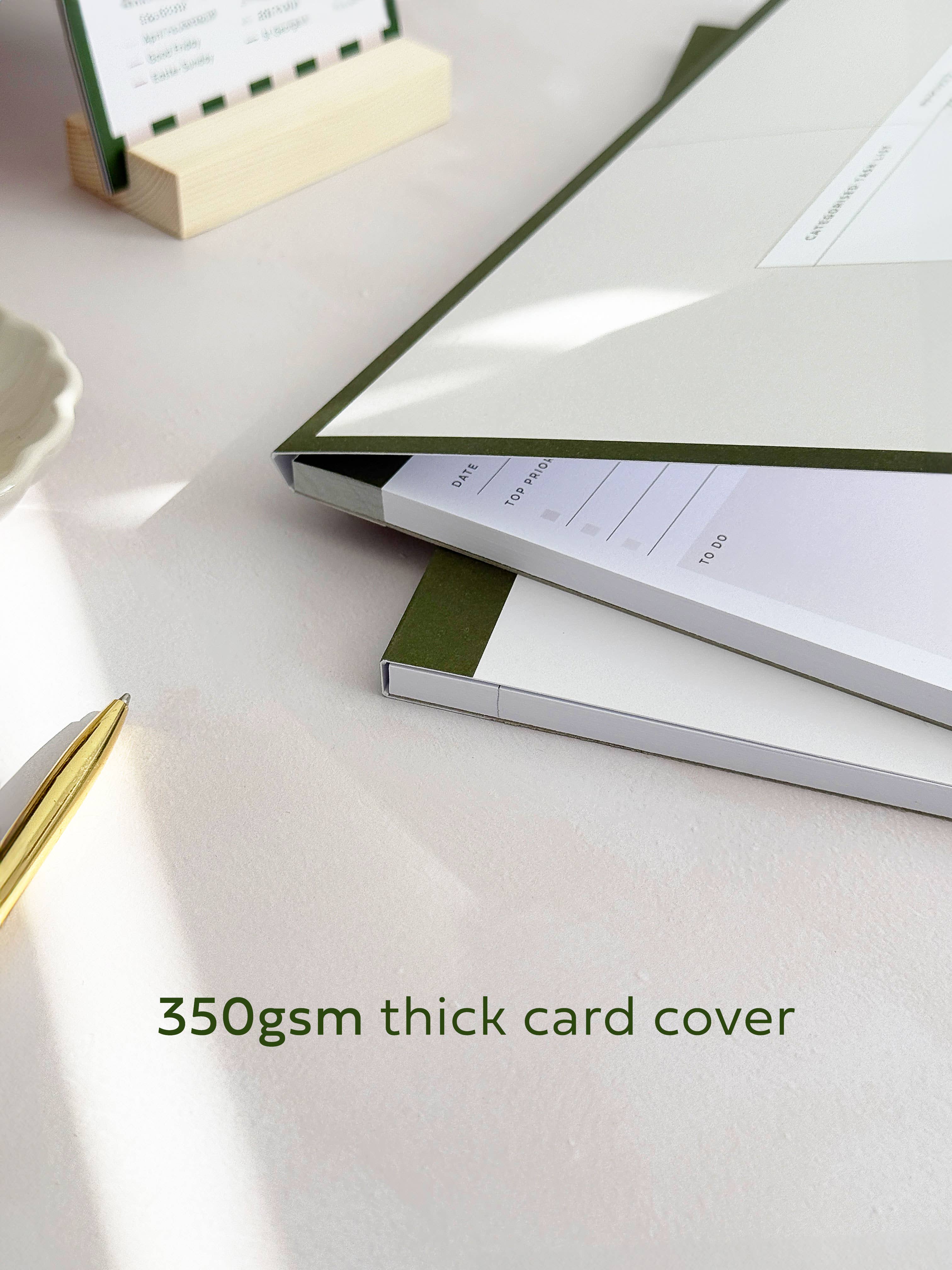 AIM Studio Co – wholesale Notepad – Perforated Productivity Desk Pad: Time Blocking & To Do List2