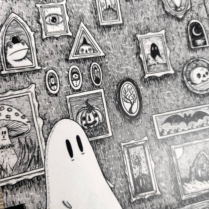 Jon Turner Illustration - Wholesale Art Print - In My Room- Ghost Gallery Art Print