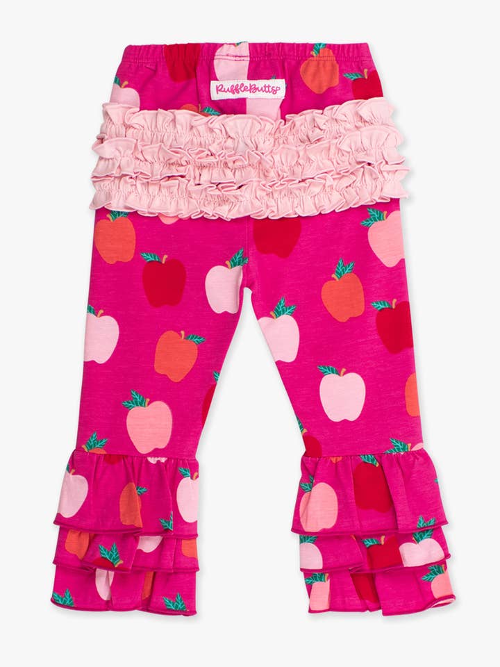 Rosa Calças com Folhos "Menina dos Meus Olhos" para Bebés Meninas para venda a revendedores na Faire7