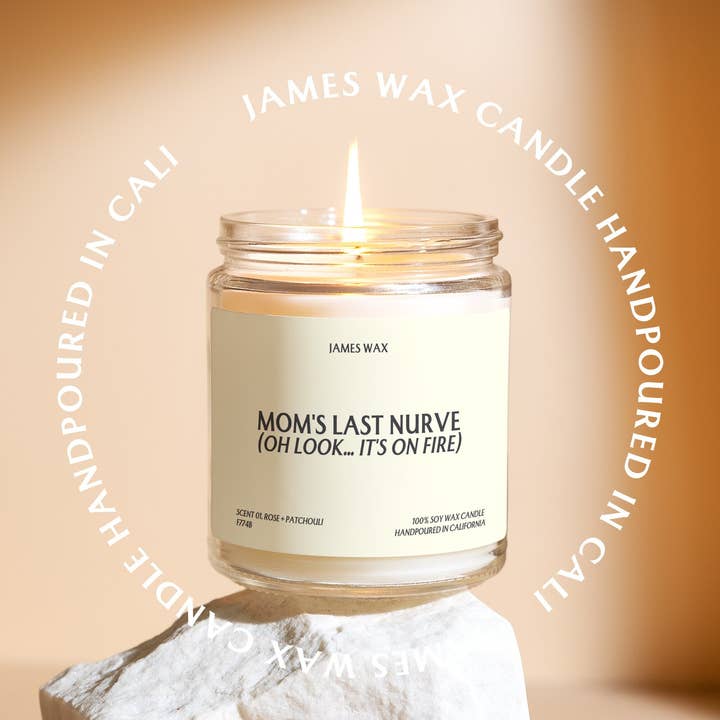 James Wax - Wholesale Jar/Filled Candle - Mom's Last Nerve (Oh Look... It's On Fire) Candle F774B2