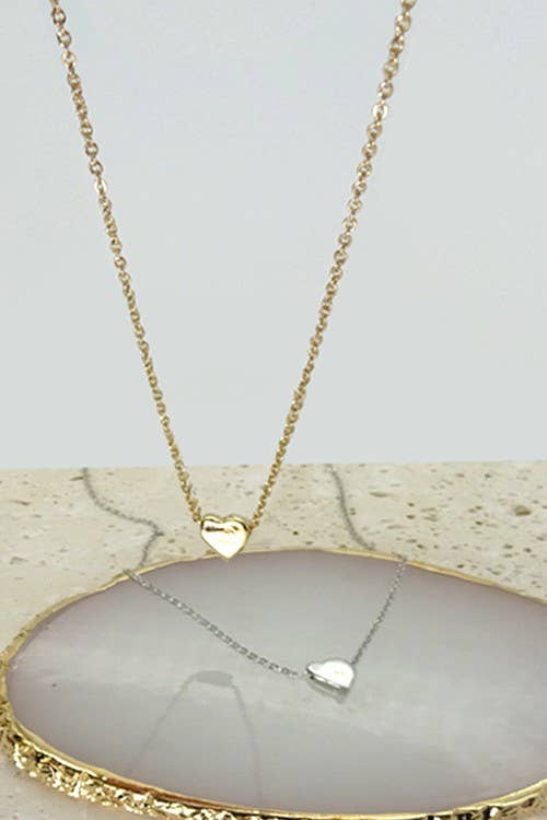JOSSLYN by wall to wall - Wholesale Pendant/Charm Necklace - CLASSIC MINI HEART NECKLACE  | 47N15737-HEART4