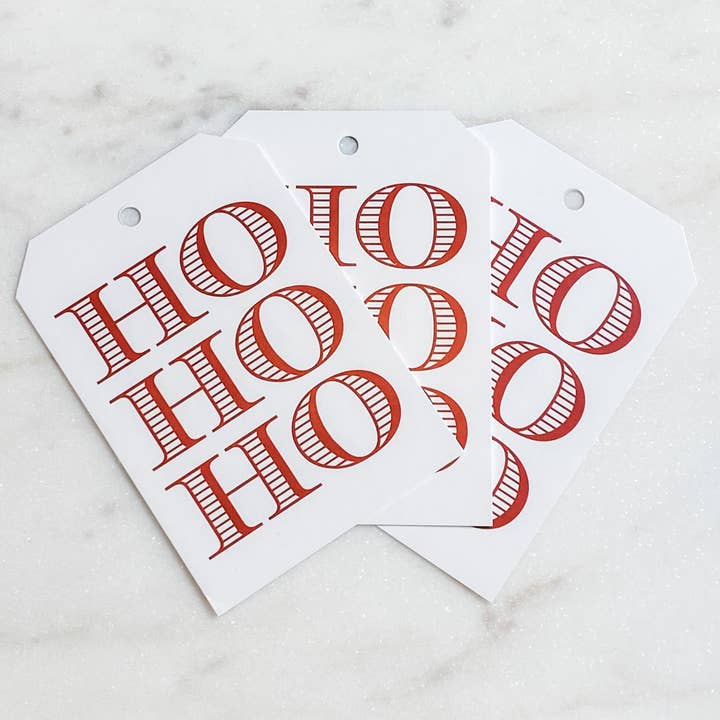 Ho Ho Ho Gift Tag for wholesale by Emily Anne Designs LLC