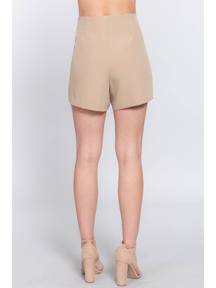 Active Basic | Active USA – wholesale Shorts – Dam – Shorts med hög midja Pinktuck31