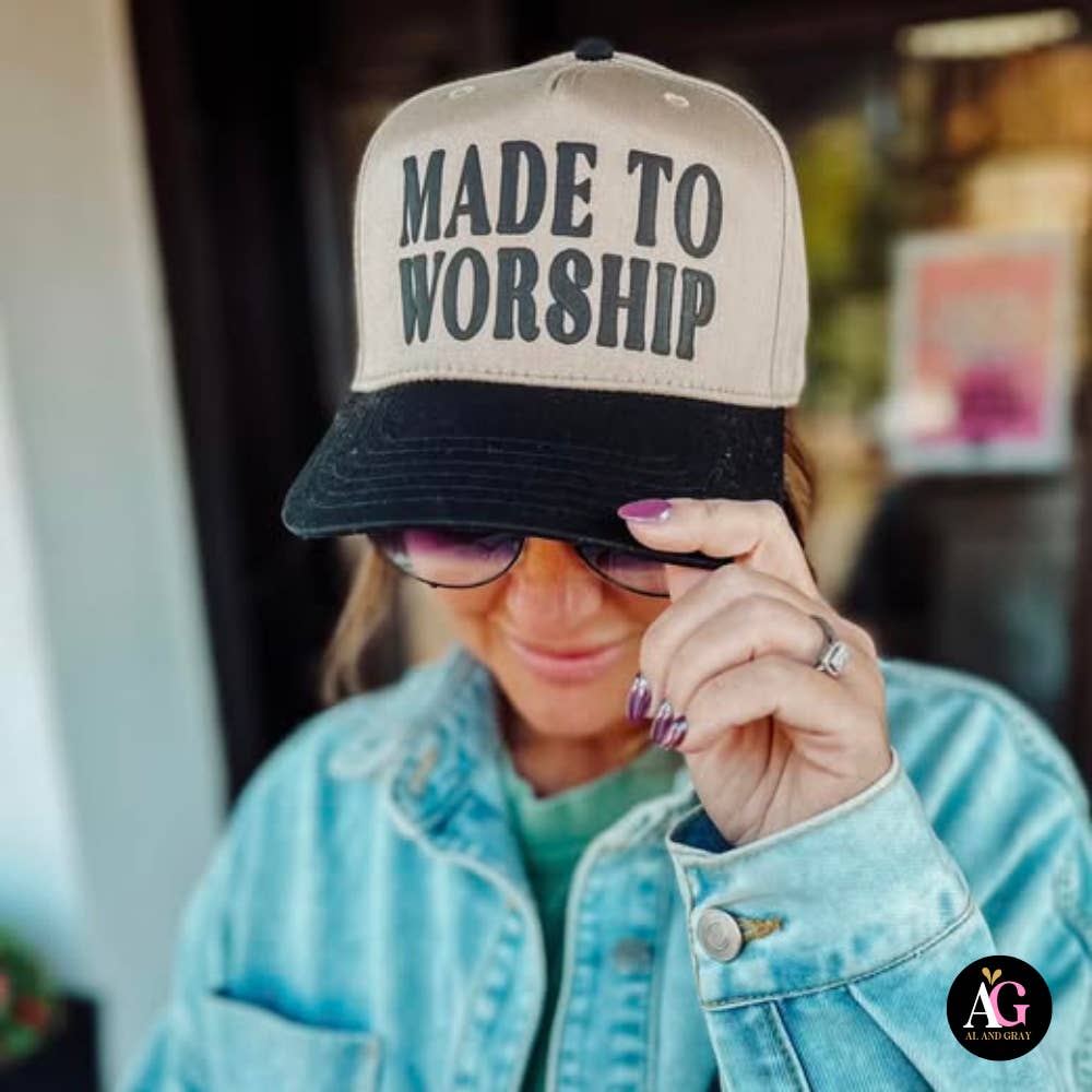 Al + Gray Graphic Tees - Wholesale Baseball Cap - Women's - Made to Worship