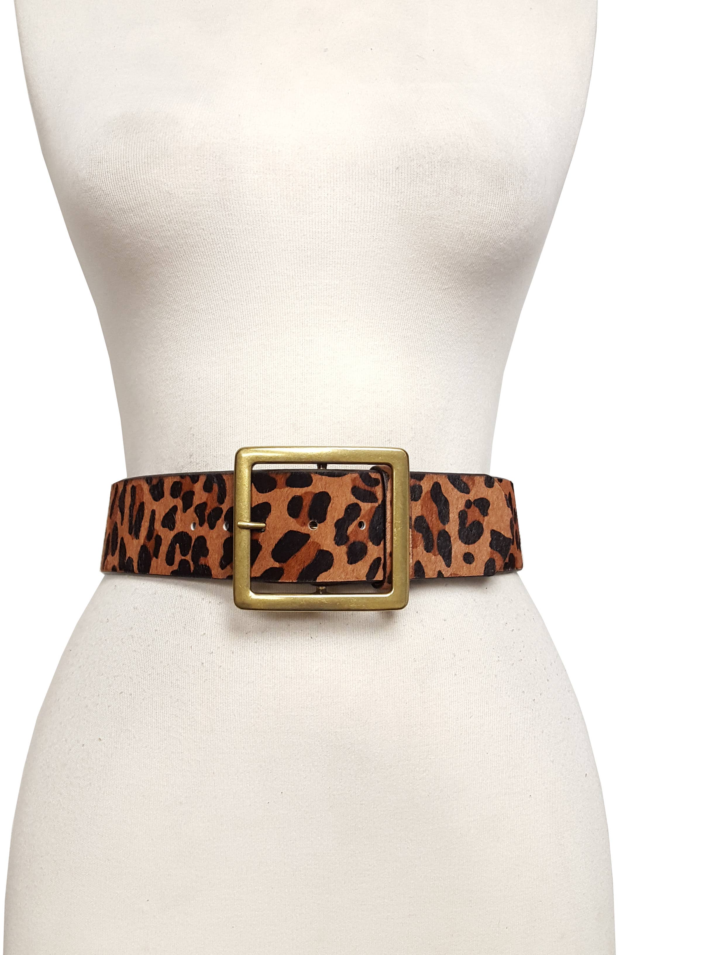 Axesoria West - Wholesale Belt - Women's - Wide width Genuine Hair Leather Belt 1