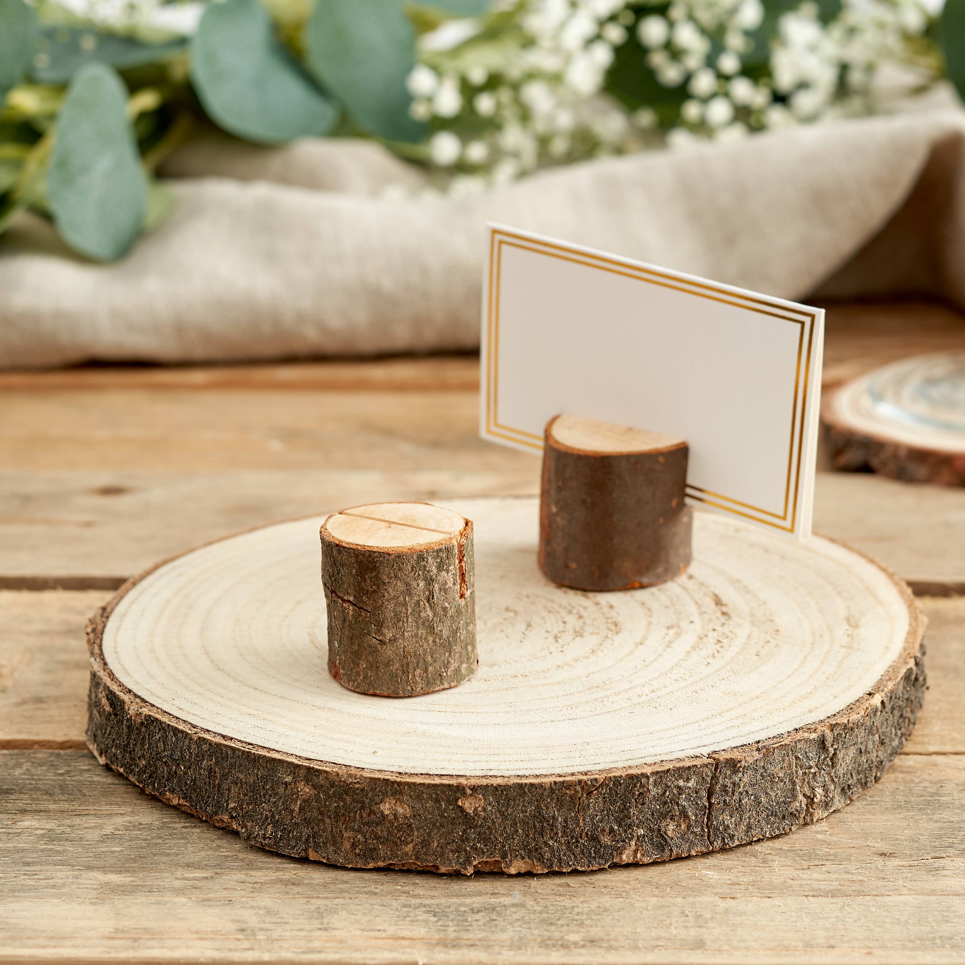 The Twiddlers - Wholesale Place Card / Place Holder - 50 Pine Wood Table Place Card Name Holders for Weddings6