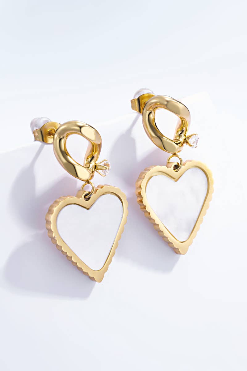 BYREN | ÉLINE L'ATELIER - Vente Boucles d'oreilles pendantes - Boucles D'Oreilles Pendantes En Acier Inoxydable0