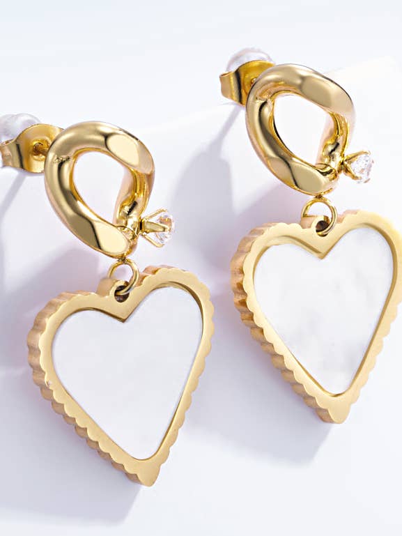 Stainless Steel Hanging Earrings for wholesale by BYREN | ÉLINE L'ATELIER