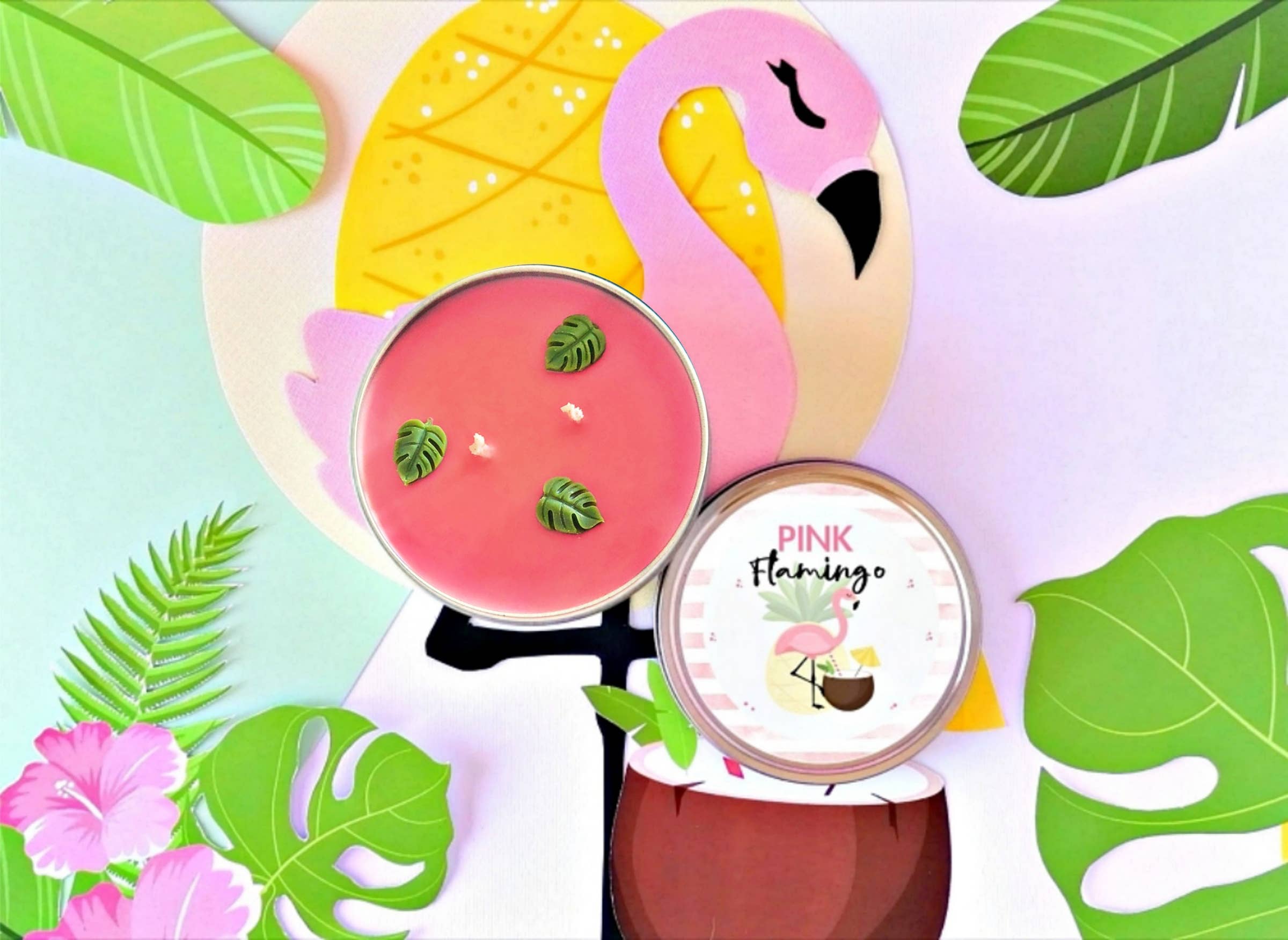 PINK FLAMINGO CANDLE – wholesale Jar/filled candle – Pink Flamingo | Signature Candle3