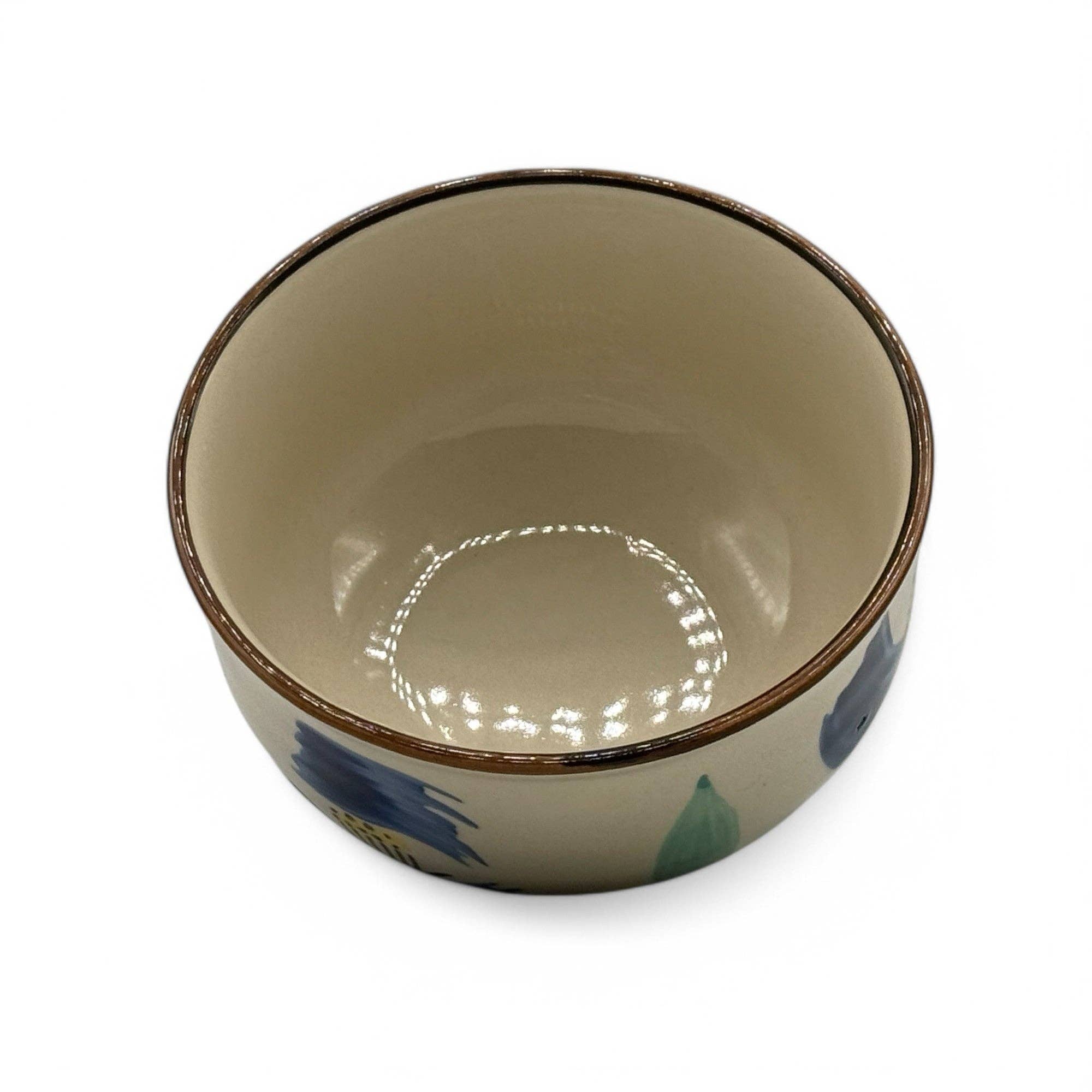 Inoue Tea – Tigela por atacado – Aoi Mizu no Hana Beige Seto-yaki Chawan - Taça de Matcha Japonesa1