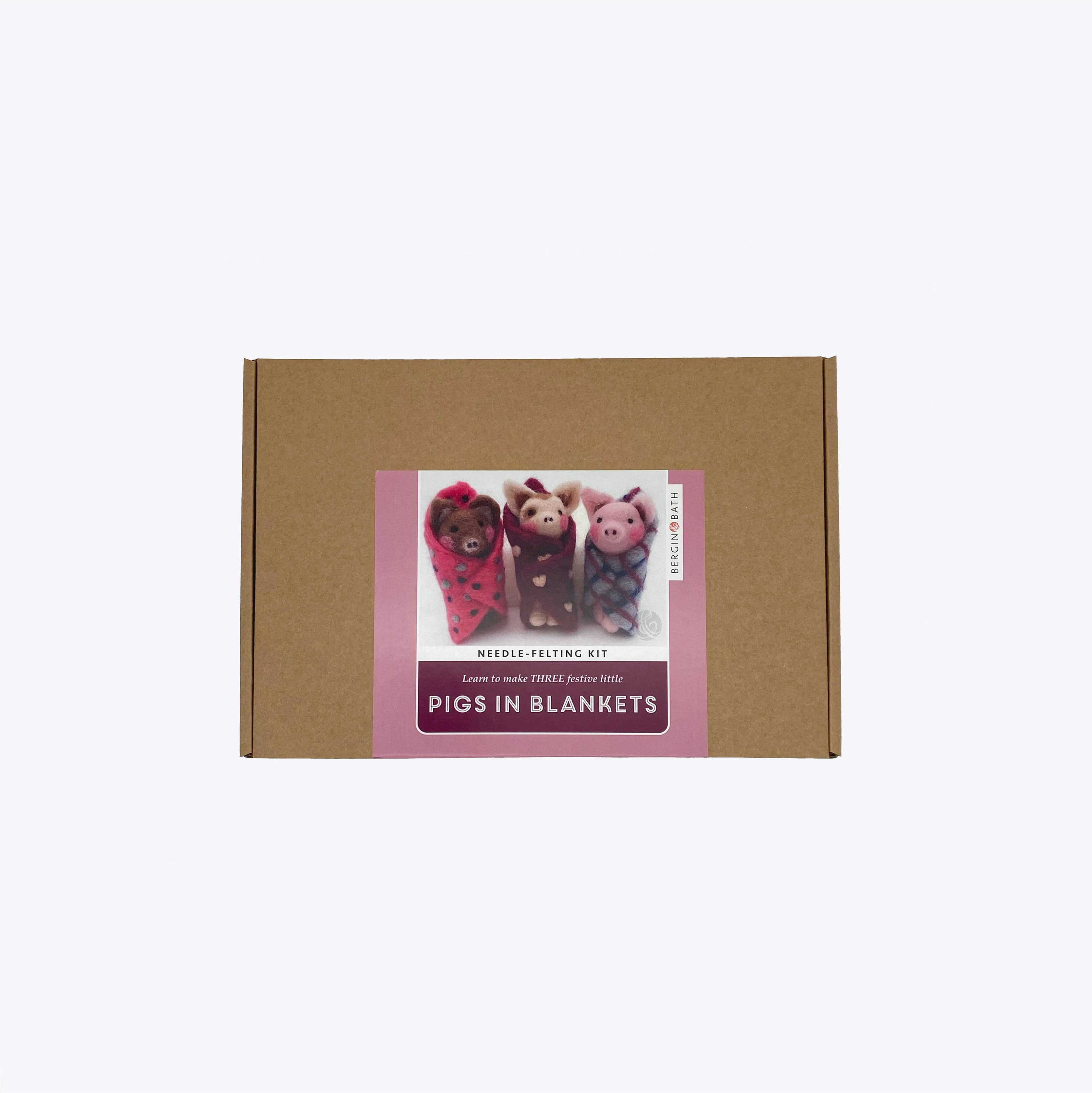 Bergin & Bath - Wholesale Craft Sewing Kit - Needle Felting Kit - Pigs in Blankets7