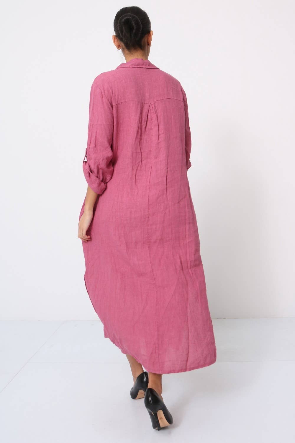 LÉA & LUC - Wholesale Dress - Women's - Long dress in 100% linen REF.2090022