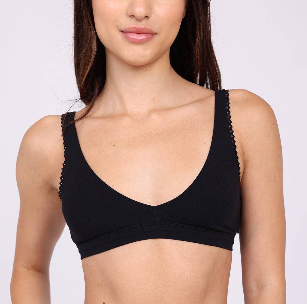 La Coochie - Wholesale Bralette - Women's - Organic Cotton Scoop Bralette0