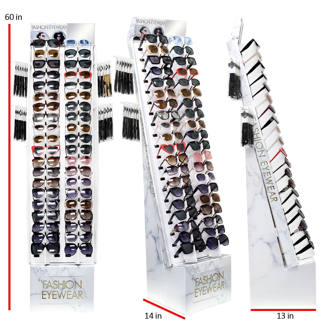 Shark Eyes, Inc - Wholesale Sunglasses - Women's - Fashion Sunglasses with 40 PC Floor Display 180 PCS Total1