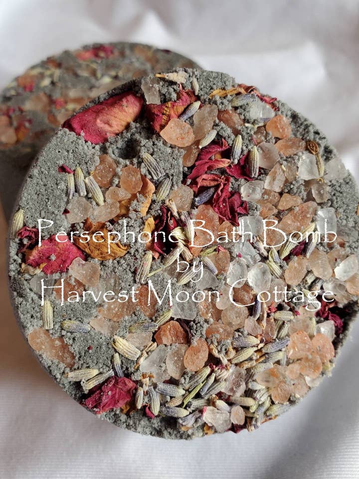 Persephone Bath Bomb for wholesale by Harvest Moon Cottage Bath and Body
