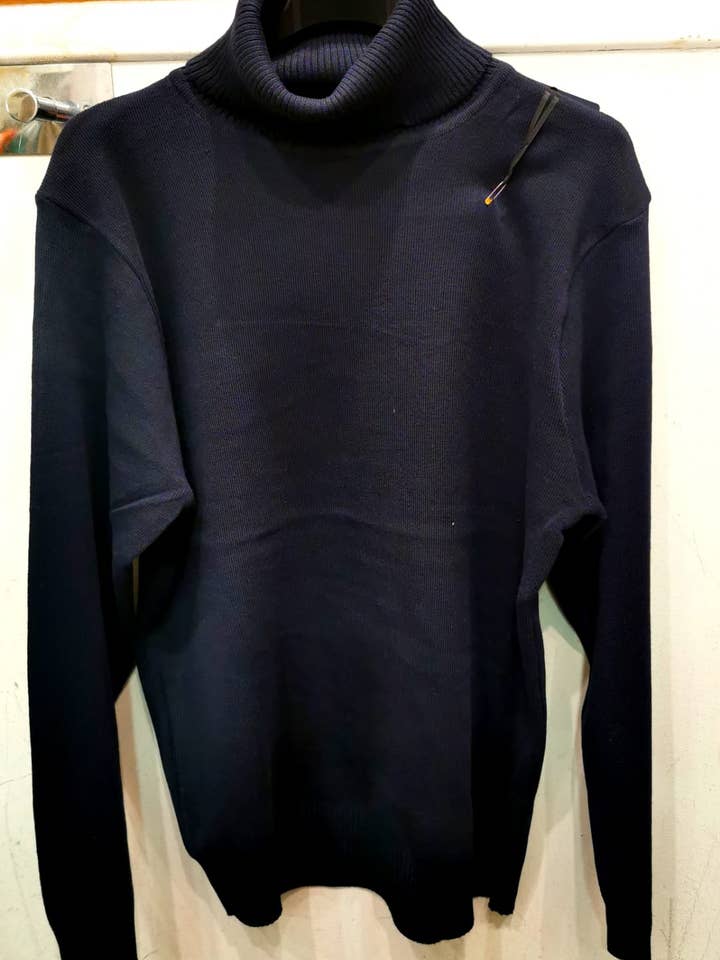 LES GRENOUILLES DU MARAIS - Wholesale Knit Sweater - Men's - Men's wool turtlenecks 22032